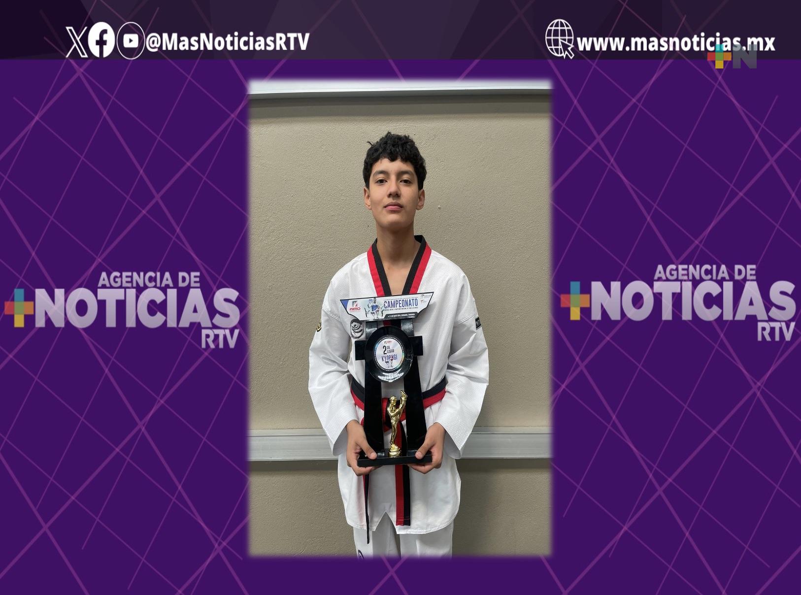 Destaca Rocco Reyes Resines en el Nacional de Taekwondo 2024